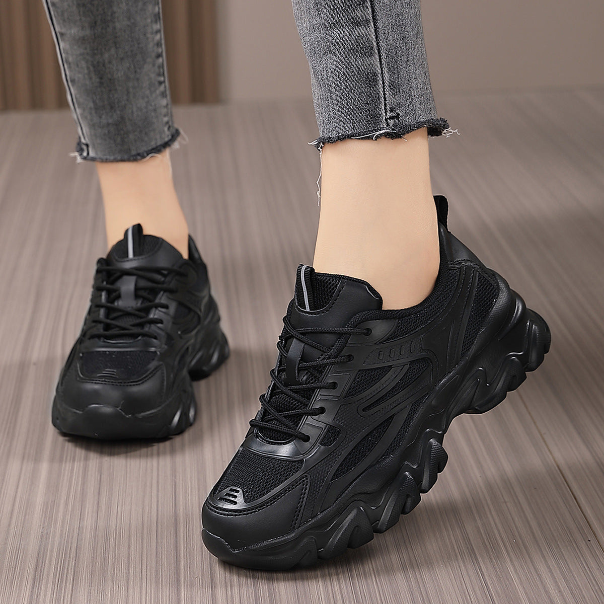 Damen Sneaker Sportlich Leichtlaufend Mit Dämpfung