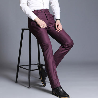 Herren elegante Slim-Fit Anzughose BerlinGlamour.