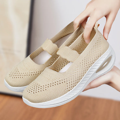 Damen Sneaker Sport Schuhe Mesh Atmungsaktiv Frauen