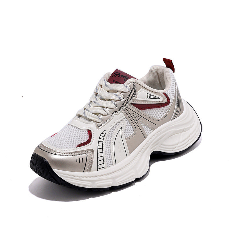 Damen Sneaker Sportlich Laufschuhe High-Top Mode