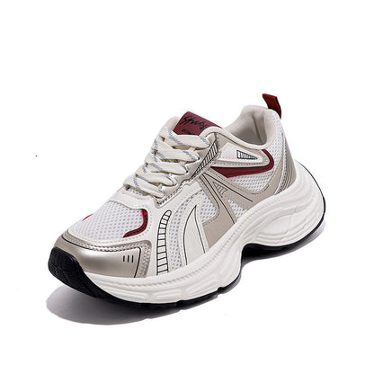 Damen Sneaker Sportlich Laufschuhe High-Top Mode