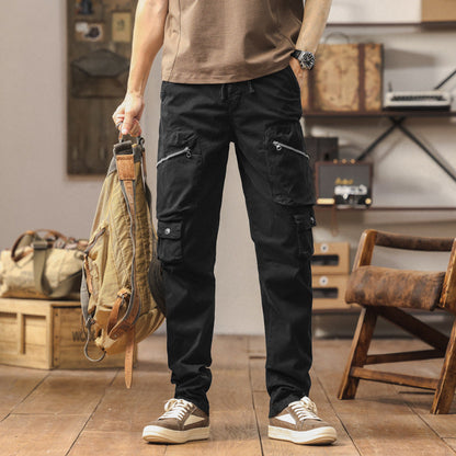 Herren Cargo-Hose Robust Vieltaschen Verstellbar Modern