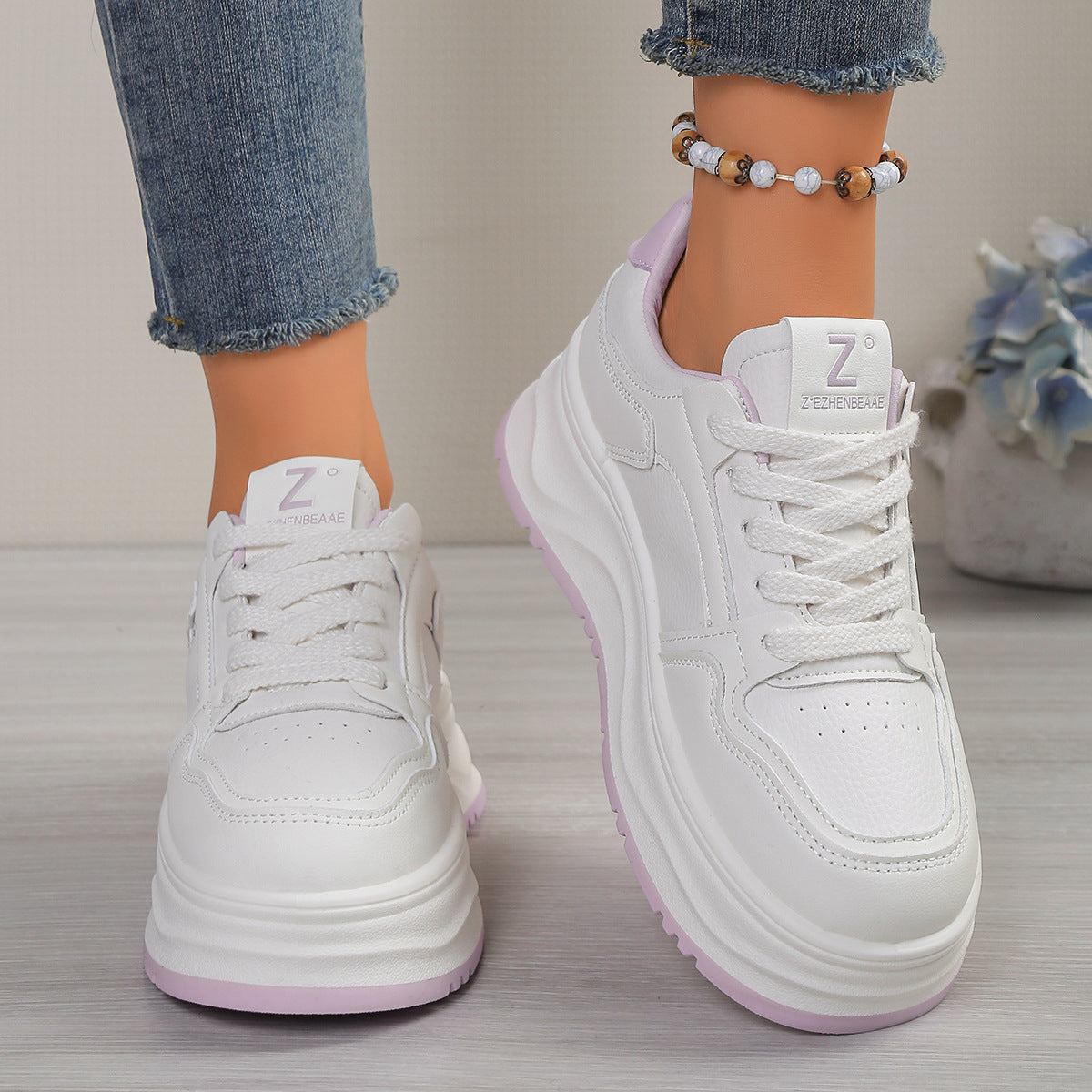 Damen Sneaker Sportlich Laufschuhe Bequem Modisch