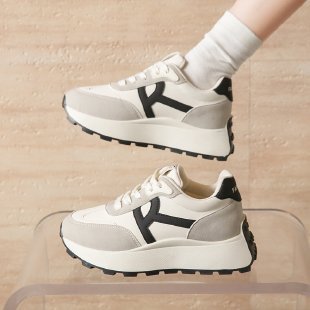 Damen Plateau Sneaker Sportlich Komfortabel Größe 36-41