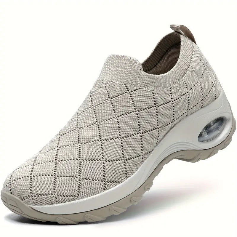 Damen Sneaker Bequem Luftpolster Komfortschuhe Heidi - BerlinGlamour