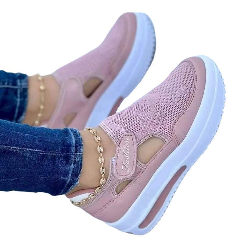 Damen Sneaker Slip-On atmungsaktiv Rutschfest