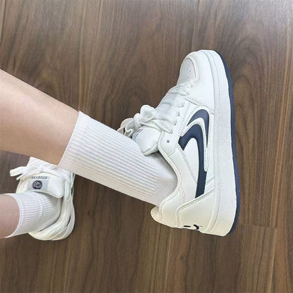 Damen Sneaker Sportlich Bunt Schnürsenkel