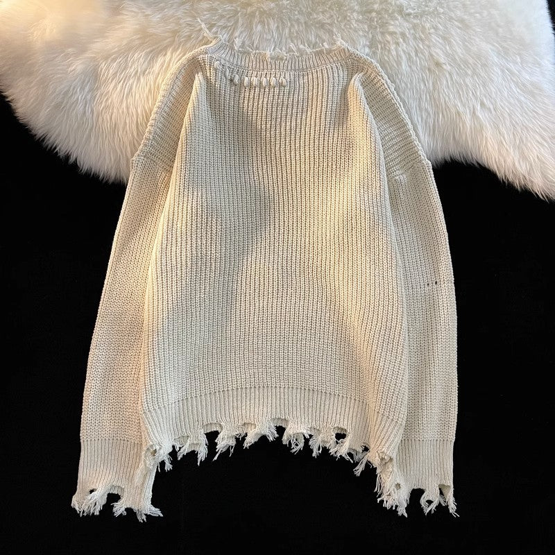 Herren Strickpullover Lässig Französischer Look