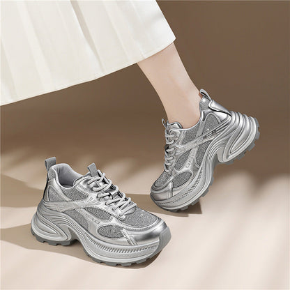 Damen Sneaker Sportlich Modern Trendy