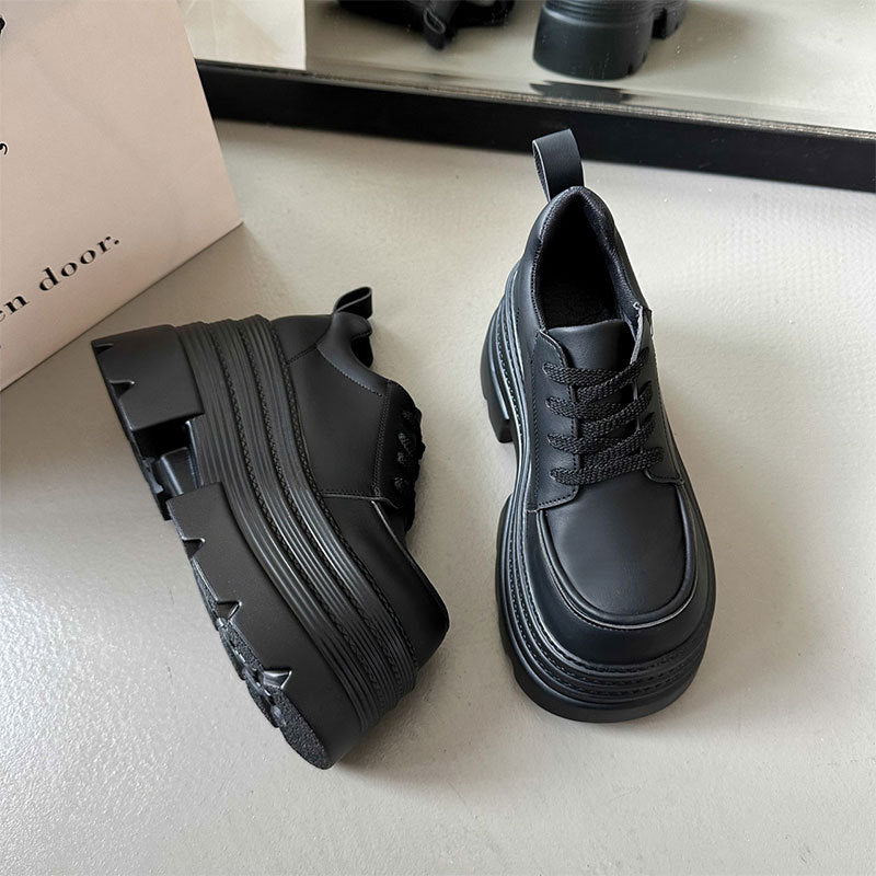 Damen Sneaker Plattform Schuhe Bequem Strapazierfähig