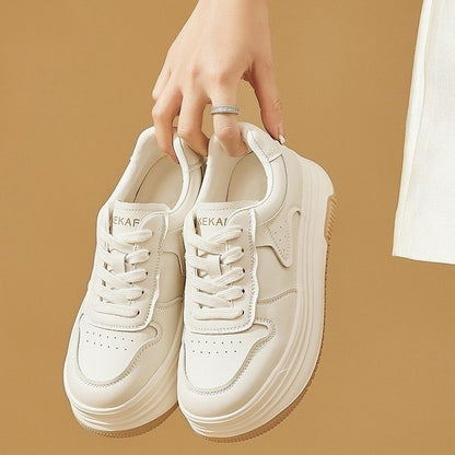 Damen Plateau Sneaker Mit Gepolsterter Sohle Sportlich Modern