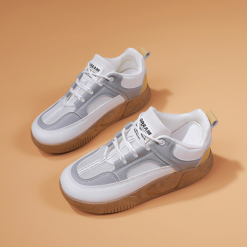 Damen Sneaker Retro Sportlich Atmungsaktiv Rutschfest
