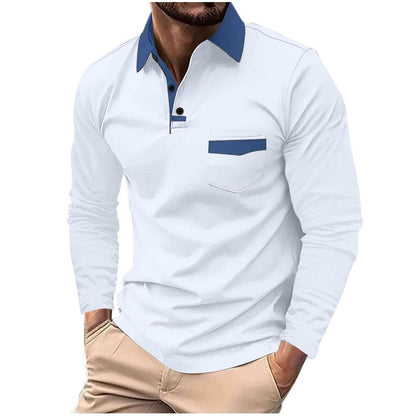 Herren Polo Hemd Langarm Modern Berlin