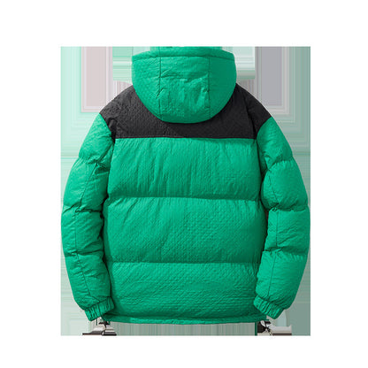 Herren Daunenjacke Modisch Warm mit Kapuze
