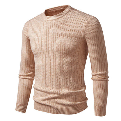 Strickpullover Herren Strukturiert Zopfmuster Modern