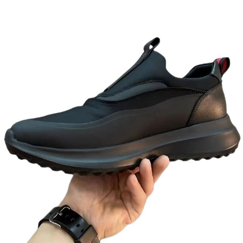 Damen Sneaker Sportlich Wasserdicht Elastisch Schwarz