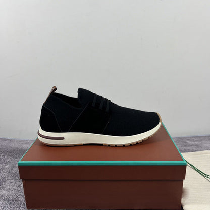 Damen Sneaker Bequem Slip-On Weich Laufsohle Elastisch
