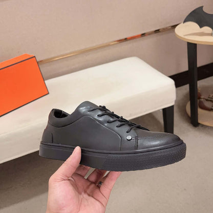 Damen Sneaker Elegante Leder Schuhe Minimalistisch