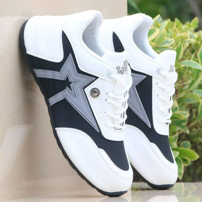 Damen Sneaker Sportlich Flexibel Laufsohle Schwarz