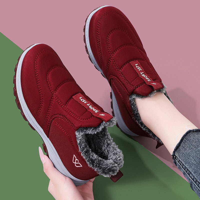 Damen Slip-On Schuhe Gefüttert Bequem Freizeit - BerlinGlamour