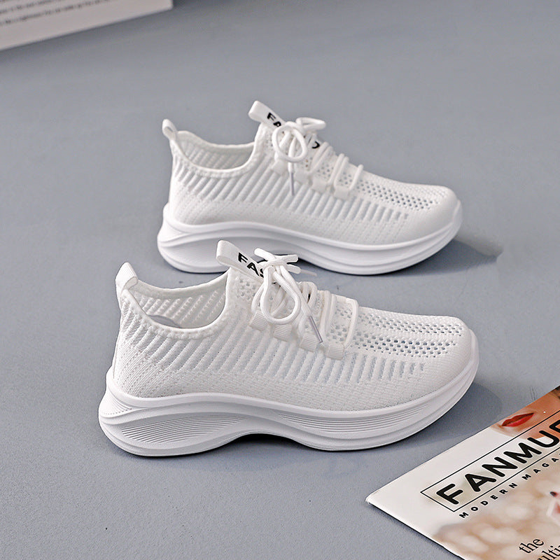 Damen Sneaker Atmungsaktiv Freizeitschuhe Flexibel Modern