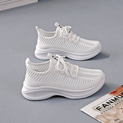 Damen Sneaker Atmungsaktiv Freizeitschuhe Flexibel Modern