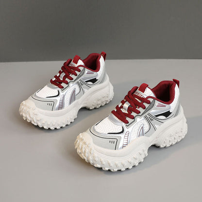 Damen Sneaker Sport Laufschuhe Rutschfest Atmungsaktiv