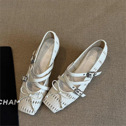 Damen Schnürschuhe Lochmusterung Riemenverschluss Elegant - BerlinGlamour