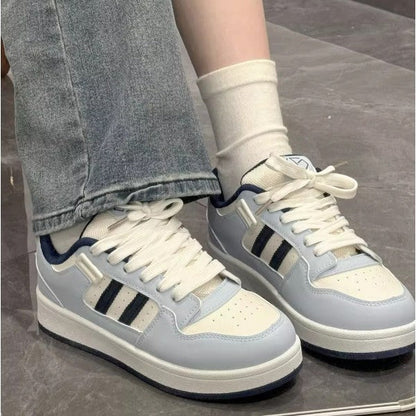 Damen Sneaker Atmungsaktiv Klassisch Schwarz Sport