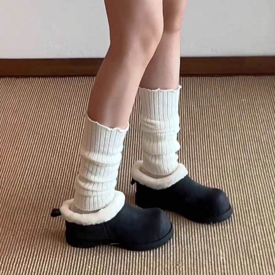Damen Clogs Weich Winterlich Rutschfest