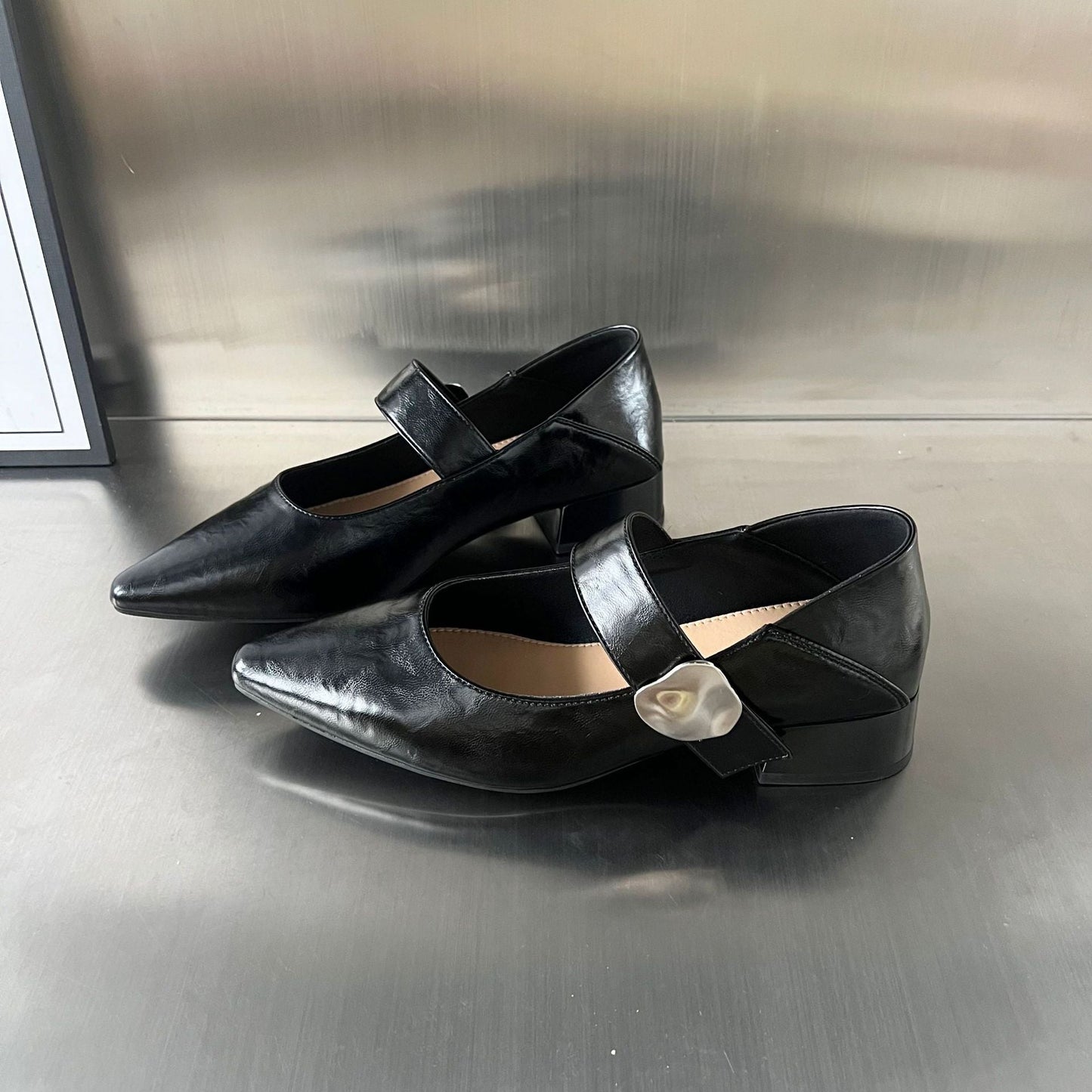 Damen Slingback Ballerinas Modern Elegante Schuhe