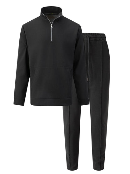 Sportlicher Herren Pullover Reißverschluss mit Jogginghosen