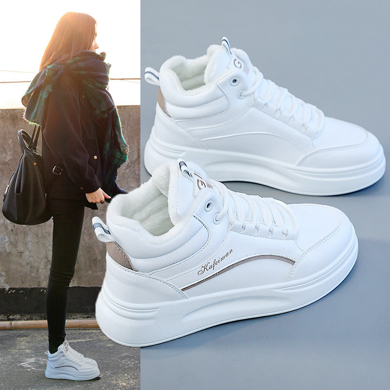 Damen Sneaker High-Top Warm Gefüttert Winter - BerlinGlamour