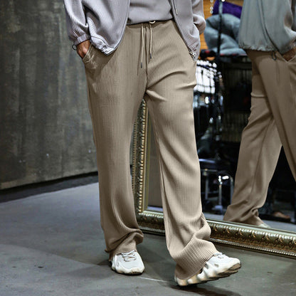 Herren Strickhose Elastisch Bequem mit Taschen