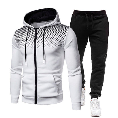 Herren Sportset Atmungsaktiv Hoodie Jogginghose Set