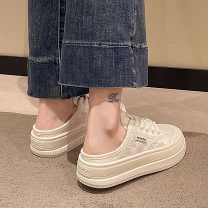 Damen Sneaker Weich Bequem Laufsohle