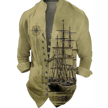 Herren Weste Maritim Schiff Design Klassisch Modern