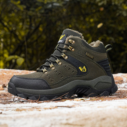 Wanderschuhe Herren Warm isoliert Trekkingstiefel