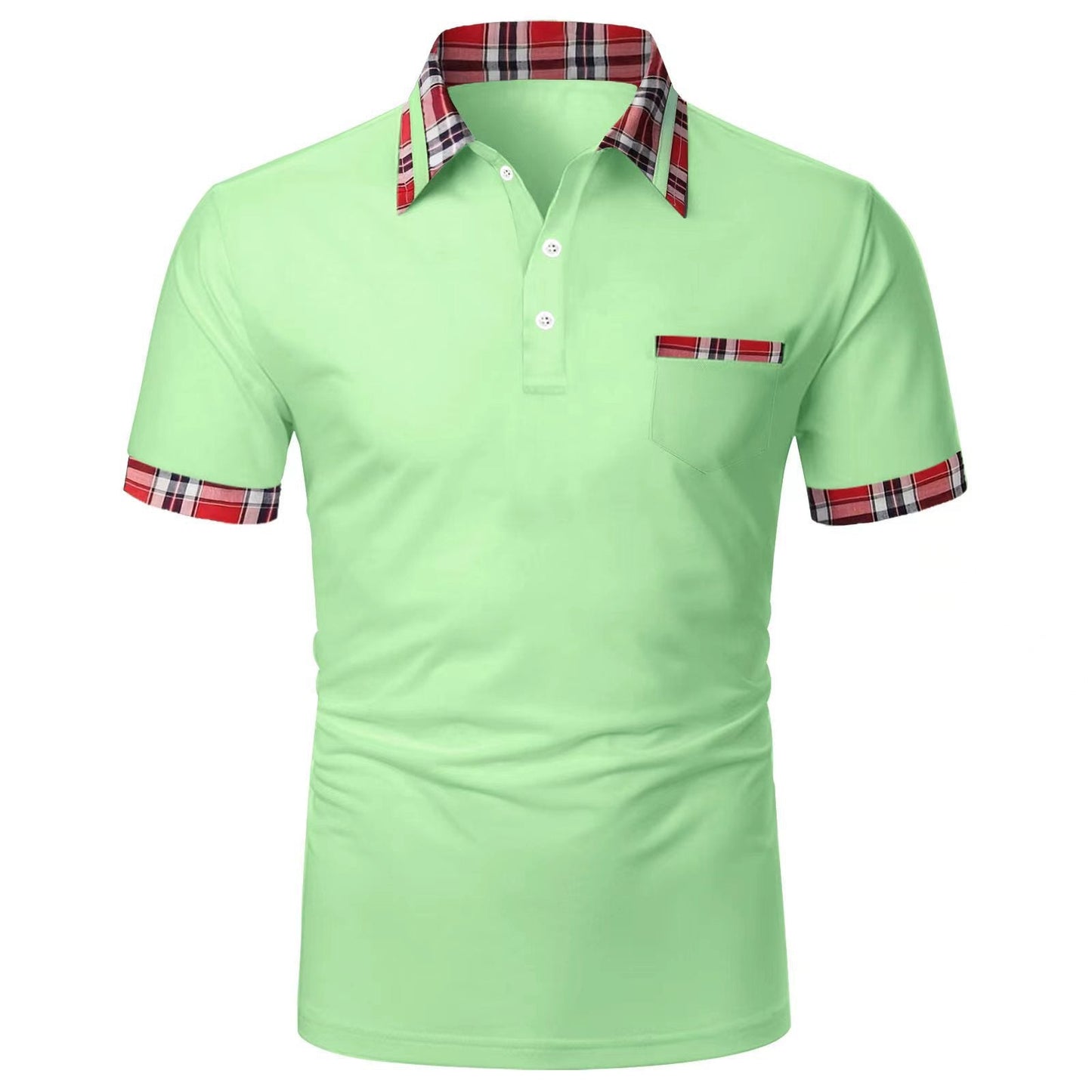 Herren Poloshirt Karree Design Modern Berlin Style