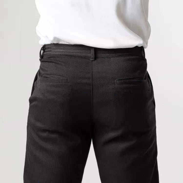 Herren Chino-Hosen Elastisch Modern Mit Taschen