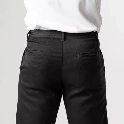 Herren Chino-Hosen Elastisch Modern Mit Taschen