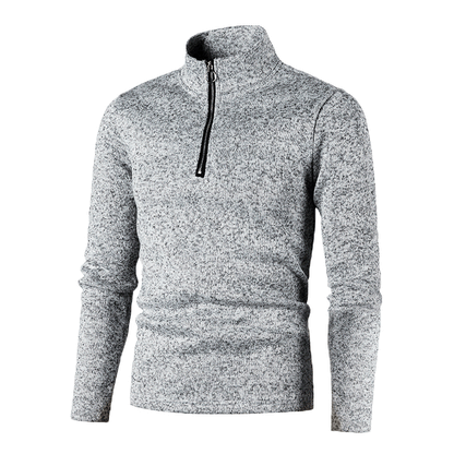 Herren Stehkragenpullover Sportlich Funktionell - BerlinGlamour