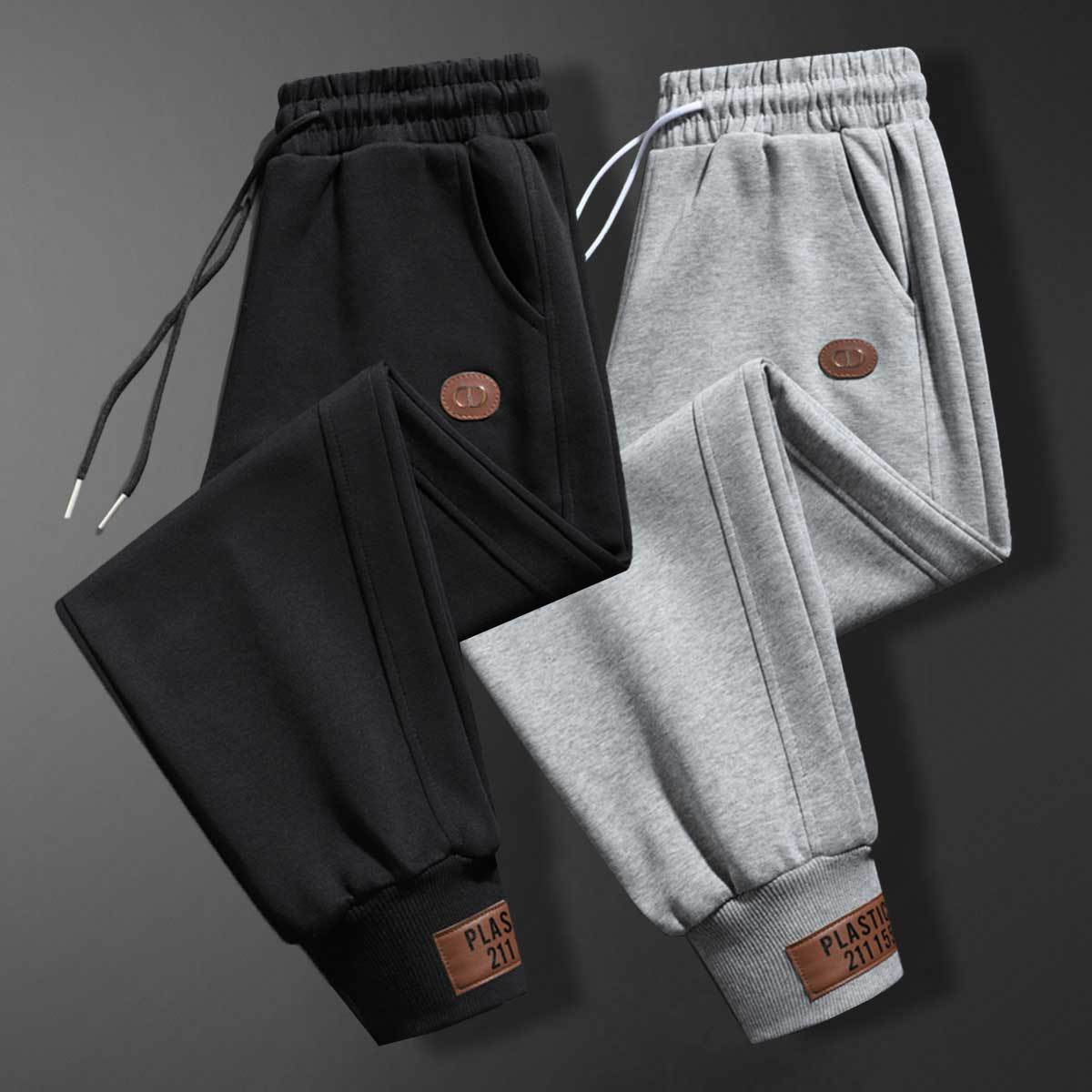 Bequeme Herren Sweatpants mit Verstellbund und Taschen Sportlich - BerlinGlamour