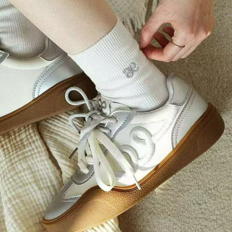 Damen Sneaker Bequem Schnürsystem Komfortsohle Sportlich