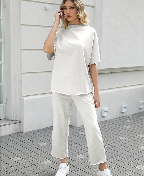 Damen Lounge Set Baumwoll gemütlich