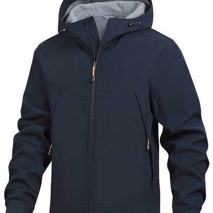 Herren Funktionsjacke Wasserdicht Atmungsaktiv Mit Kapuze - BerlinGlamour