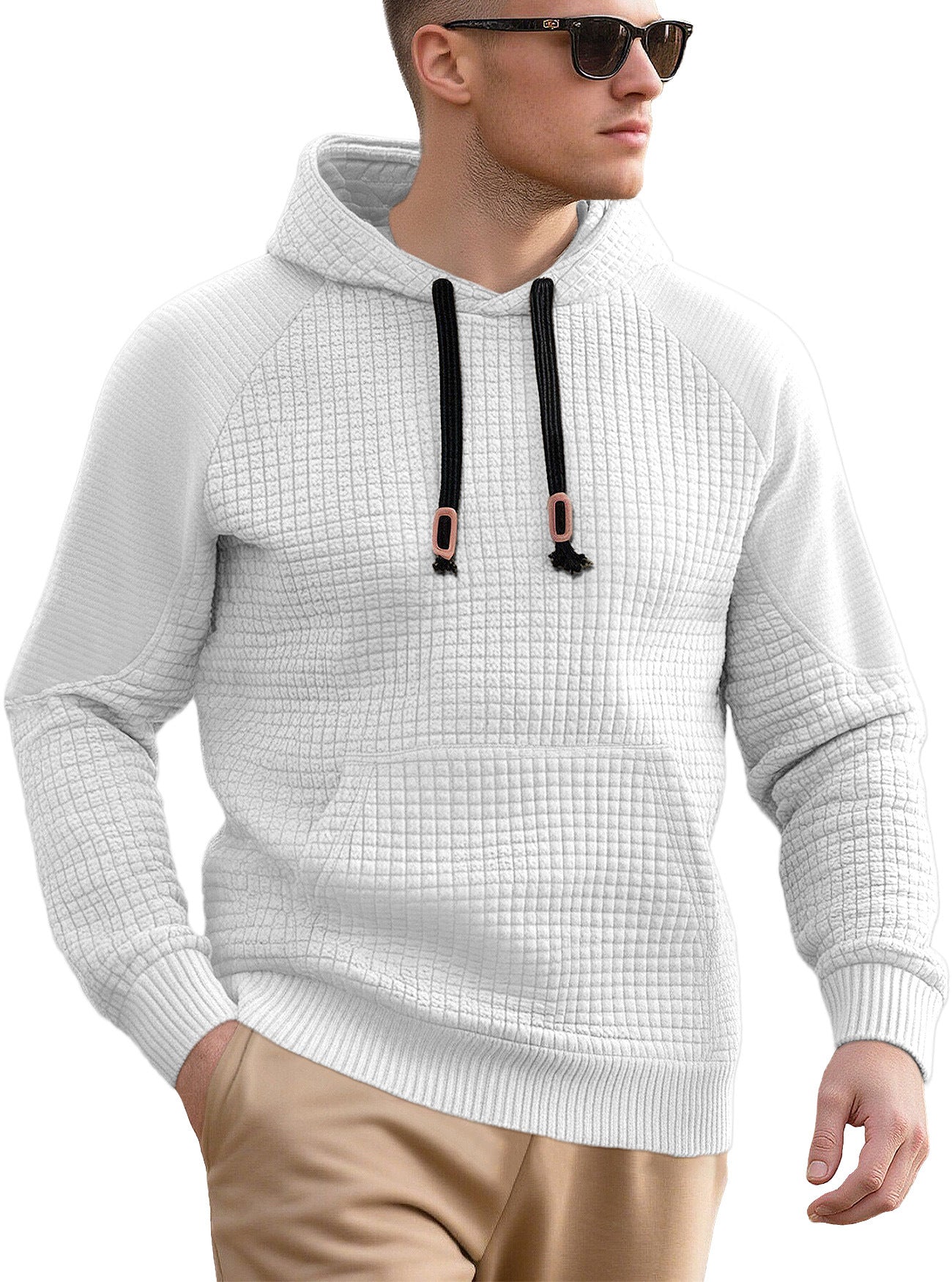 Herren Kapuzenpullover Sportlich Modern Mit Kordelzug