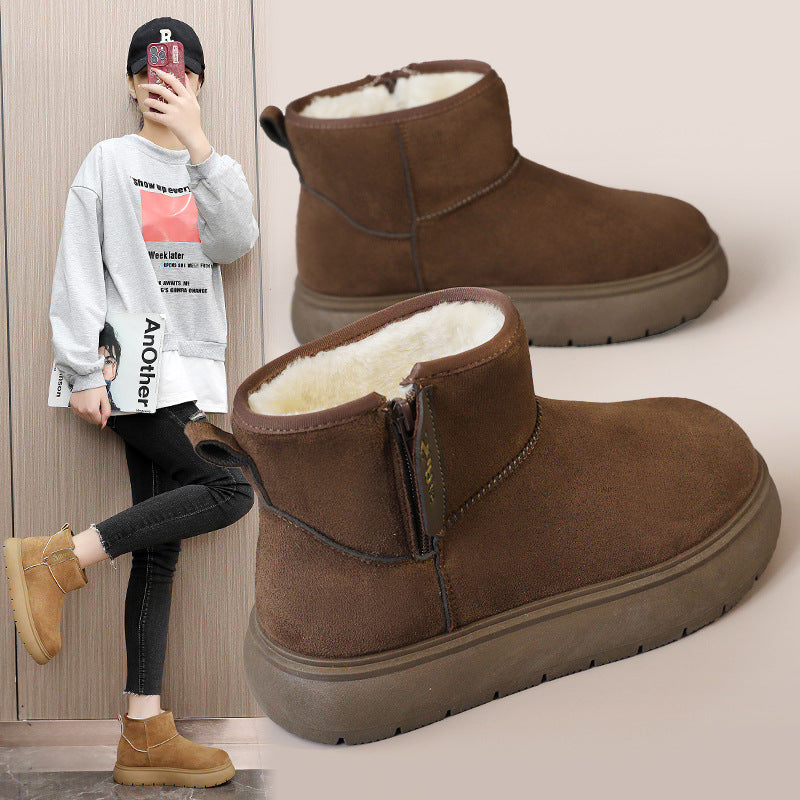 Damen Winterstiefeletten Warm Rutschfest Moderne Mode - BerlinGlamour