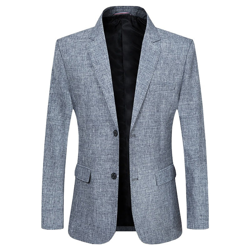 Herren Blazer Jacke Modern Slim Fit Mischgewebe
