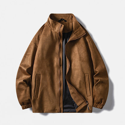 Herren Fleecejacke Warm Elastisch Taschen Sportlich